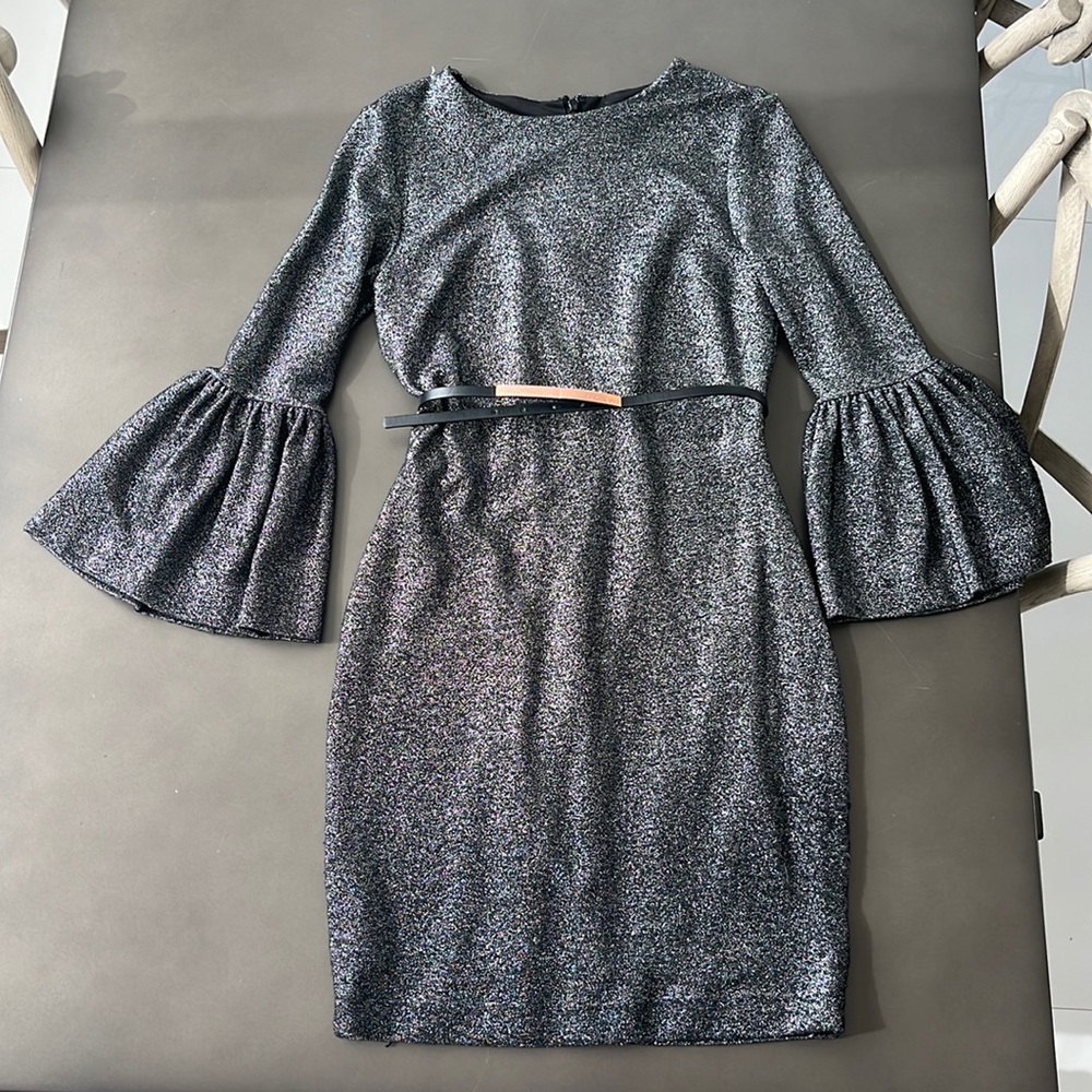 Ted baker black sparkly dress